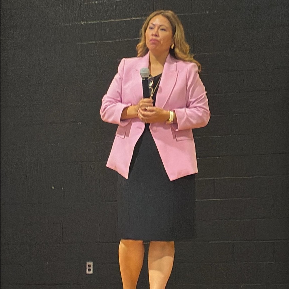 Tahari ASL Light Pink Blazer